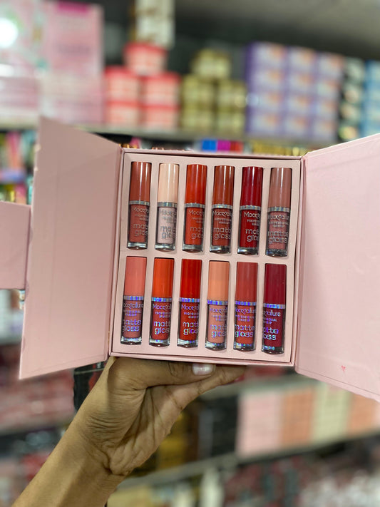 Dragon Ranee 12 Colors Matte Lip Glosses pack