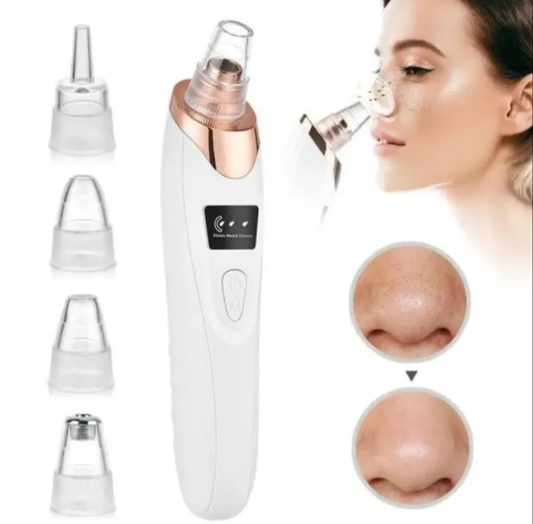 5 in 1 Electric Blackhead Acne Oil Remover Vacuum Suction Face Pore Cleaner Facial Beauty Equipment, Blackhead Removal Machine