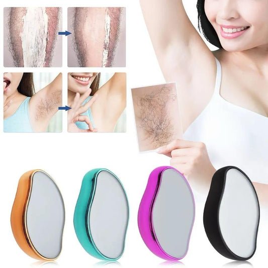 Crystal Hair Eraser for Women and Men, Magic Hair Remover Painless Exfoliation Magic Hair Removal Tool, Crystal Hair Remover for Arms. Random colour.